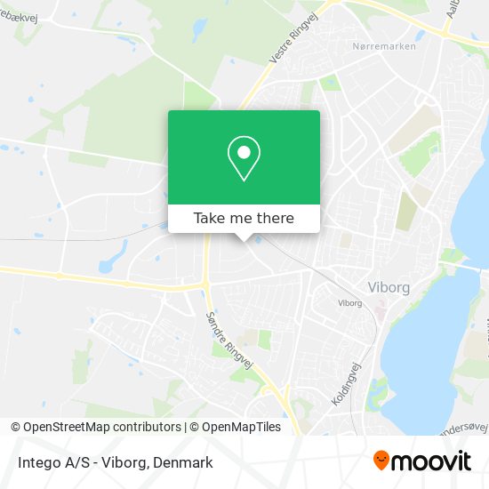 Intego A/S - Viborg map
