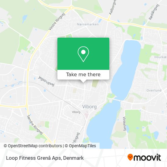 Loop Fitness Grenå Aps map