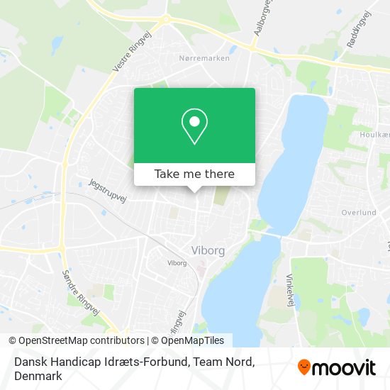 Dansk Handicap Idræts-Forbund, Team Nord map