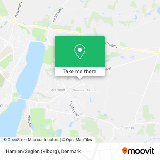 Hamlen/Seglen (Viborg) map