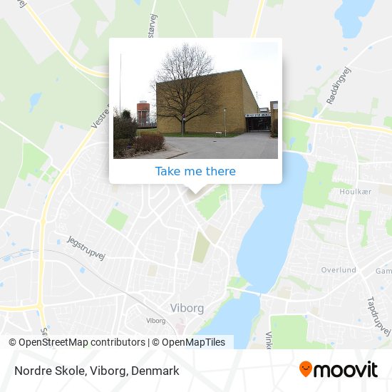 Nordre Skole, Viborg map