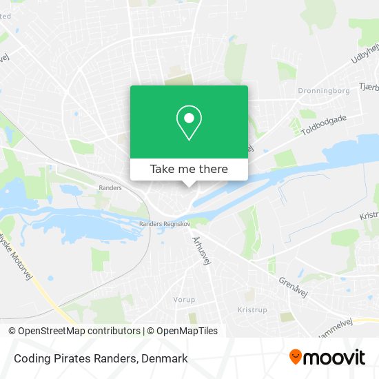 Coding Pirates Randers map