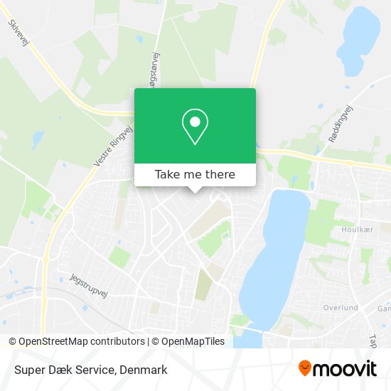 Super Dæk Service map