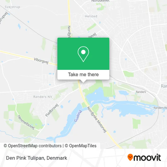 Den Pink Tulipan map