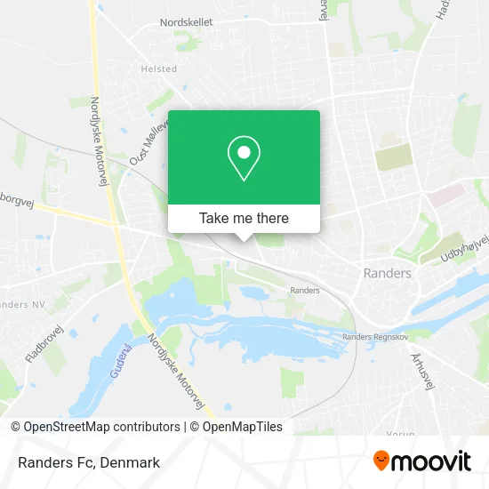 Randers Fc map
