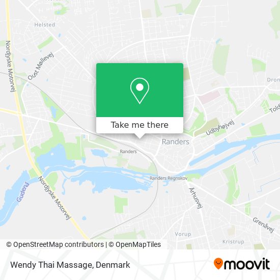 Wendy Thai Massage map