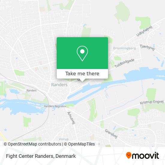 Fight Center Randers map