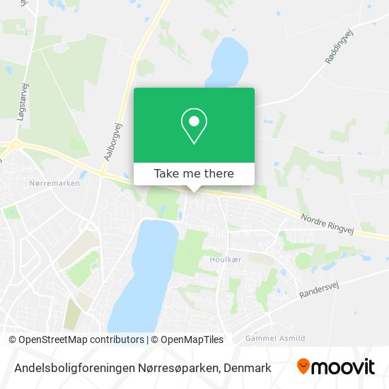 Andelsboligforeningen Nørresøparken map