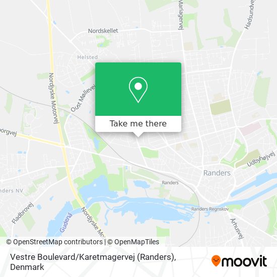 Vestre Boulevard / Karetmagervej (Randers) map
