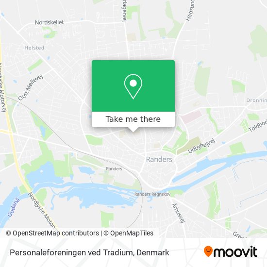 Personaleforeningen ved Tradium map