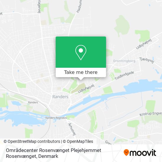 Områdecenter Rosenvænget Plejehjemmet Rosenvænget map