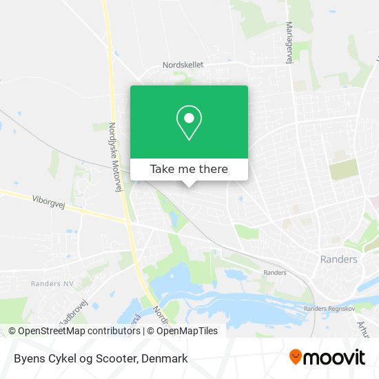 Byens Cykel og Scooter map