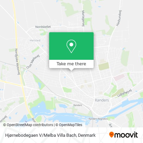 Hjørnebodegaen V / Melba Villa Bach map