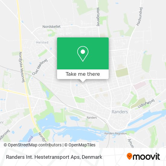 Randers Int. Hestetransport Aps map