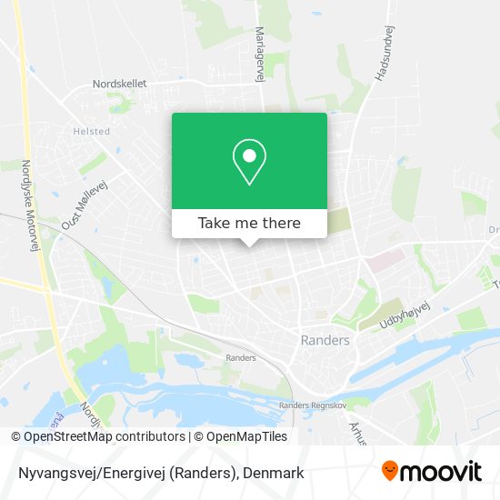 Nyvangsvej/Energivej (Randers) map