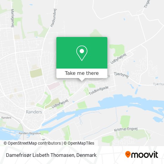 Damefrisør Lisbeth Thomasen map