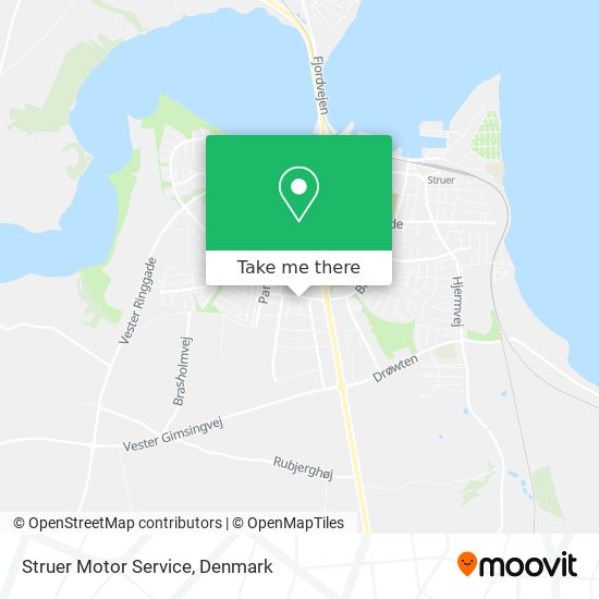 Struer Motor Service map