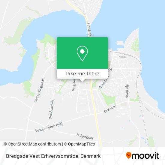 Bredgade Vest Erhvervsområde map