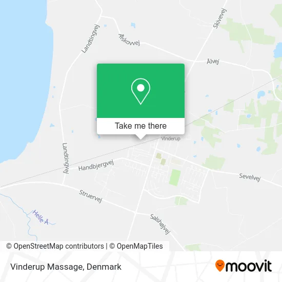Vinderup Massage map