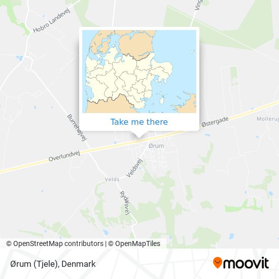 Ørum (Tjele) map