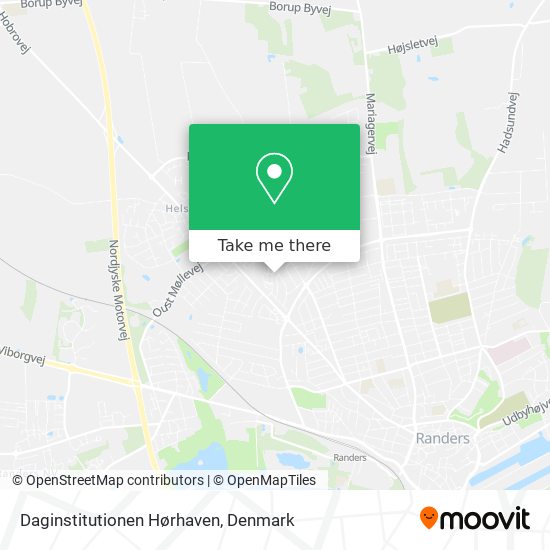 Daginstitutionen Hørhaven map