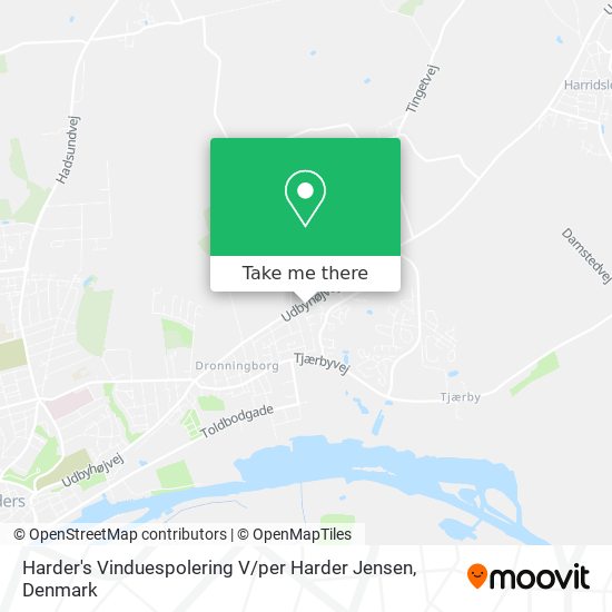 Harder's Vinduespolering V / per Harder Jensen map
