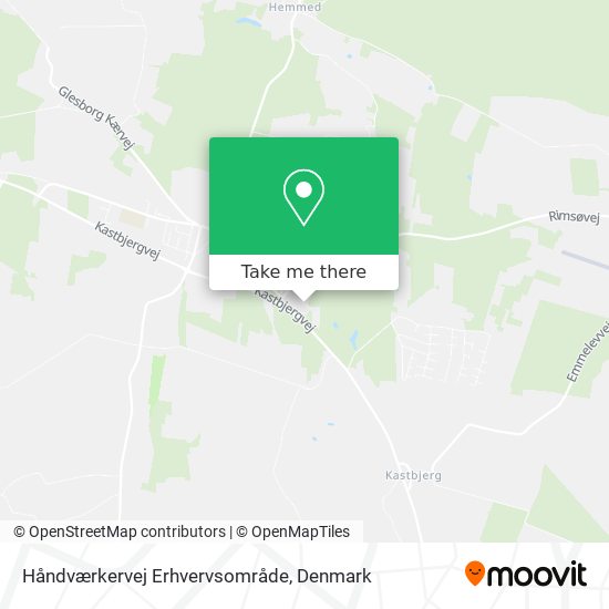 Håndværkervej Erhvervsområde map