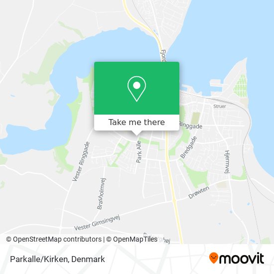 Parkalle/Kirken map