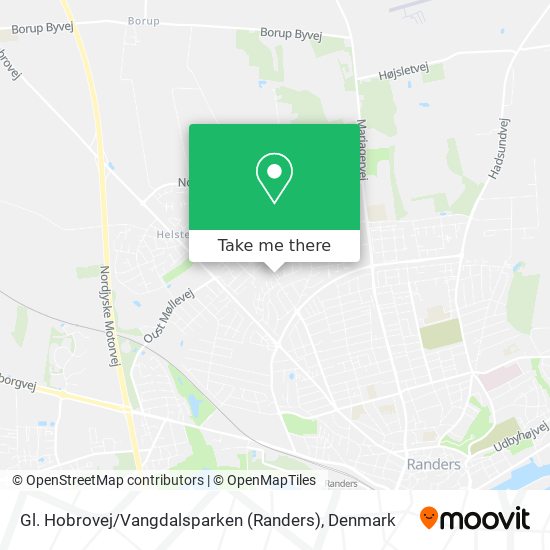 Gl. Hobrovej / Vangdalsparken (Randers) map
