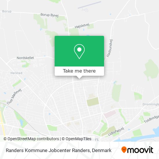 Randers Kommune Jobcenter Randers map