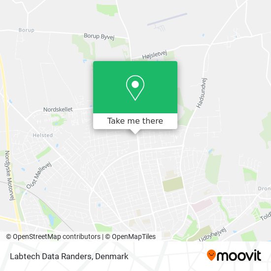 Labtech Data Randers map