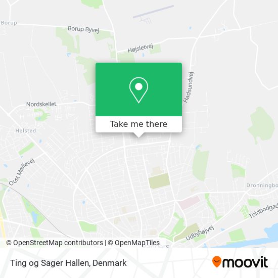 Ting og Sager Hallen map