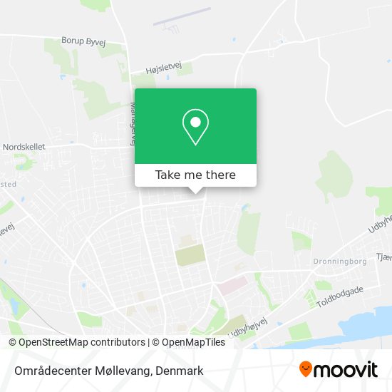Områdecenter Møllevang map