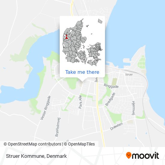 Struer Kommune map