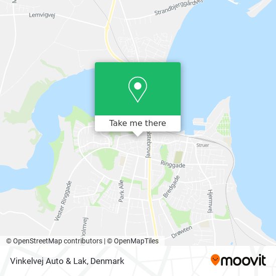 Vinkelvej Auto & Lak map