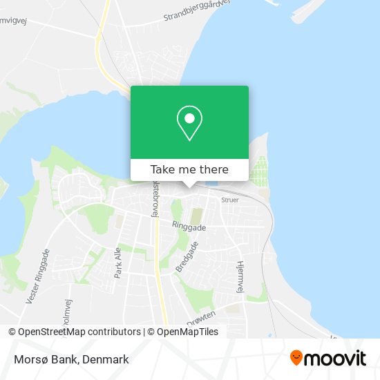 Morsø Bank map