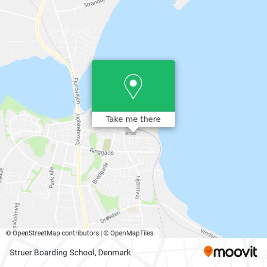 Struer Boarding School map