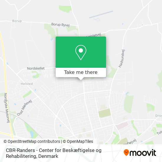 CBR-Randers - Center for Beskæftigelse og Rehabilitering map