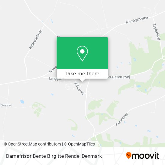 Damefrisør Bente Birgitte Rønde map