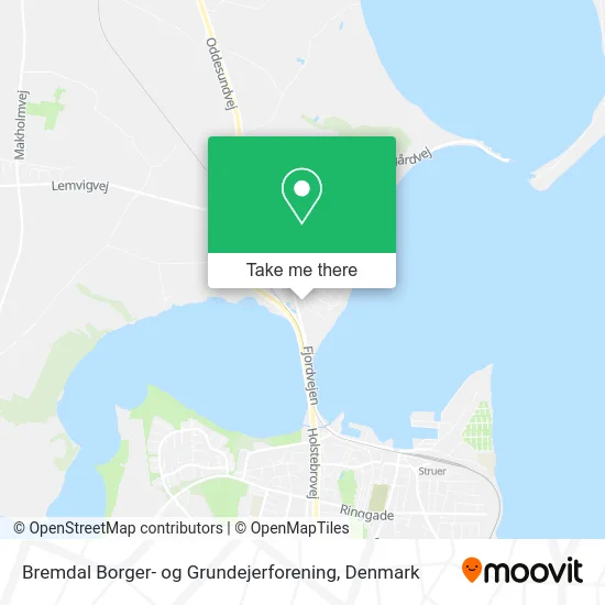 Bremdal Borger- og Grundejerforening map