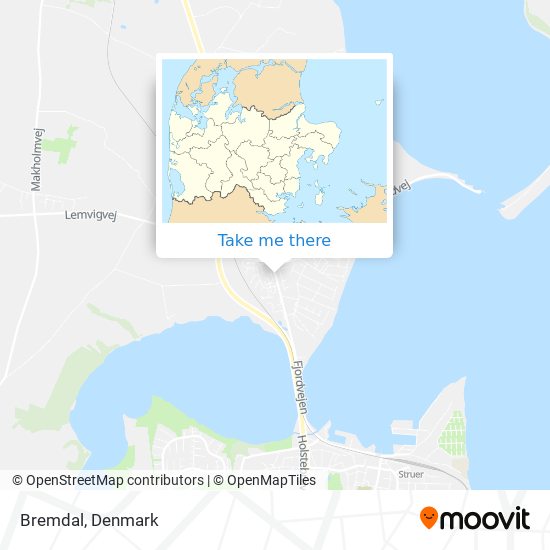 Bremdal map