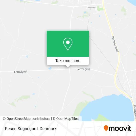 Resen Sognegård map