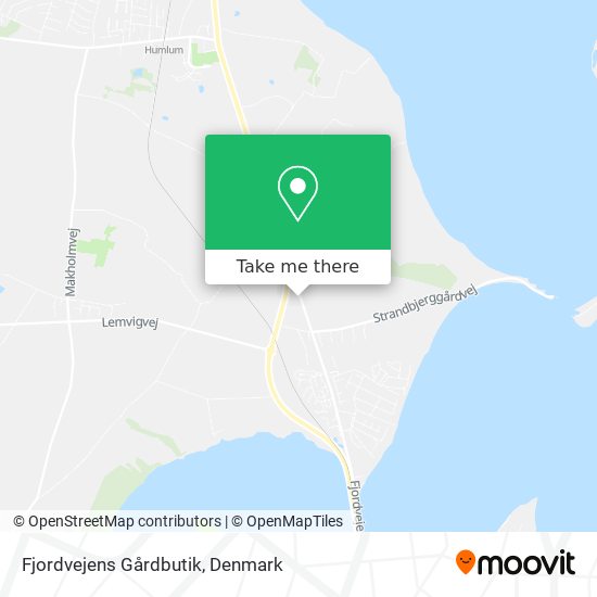 Fjordvejens Gårdbutik map
