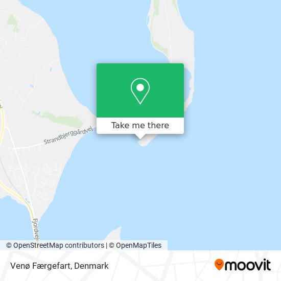 Venø Færgefart map