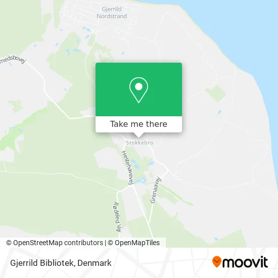 Gjerrild Bibliotek map