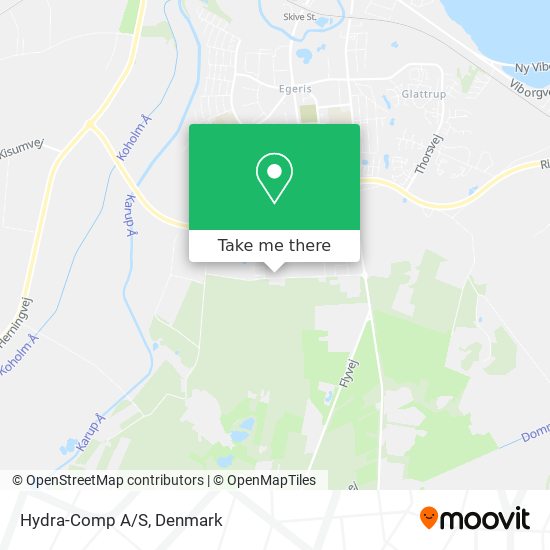 Hydra-Comp A/S map