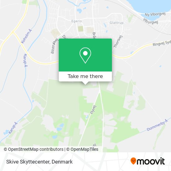 Skive Skyttecenter map