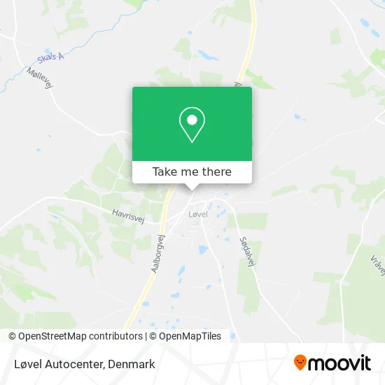Løvel Autocenter map