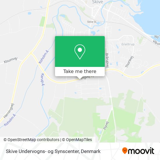 Skive Undervogns- og Synscenter map