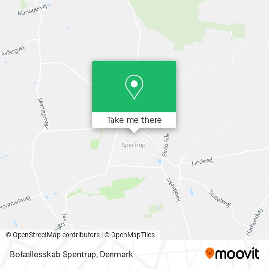 Bofællesskab Spentrup map